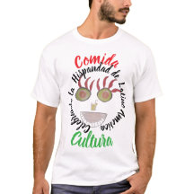 Comida Cultura Hispanic heritage month T-Shirt