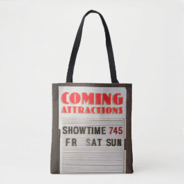 Coming Attractionsシアターサイン トートバッグ