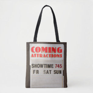 Coming Attractionsシアターサイン トートバッグ