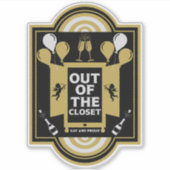 Coming Out As Gay Congratulations シール (正面)