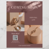 Coming Soon Photos Business Promo QR Code チラシ (正面)