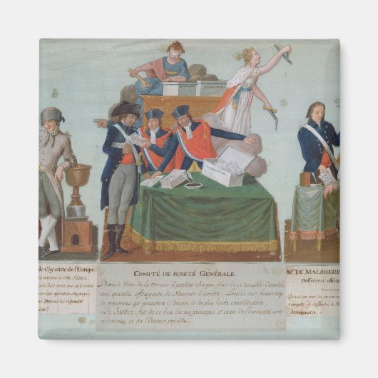 Comite de Surete Generaleラボイジエ マグネット (正面)