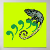 Comma Chameleon Poster $24.95 ポスター (正面)