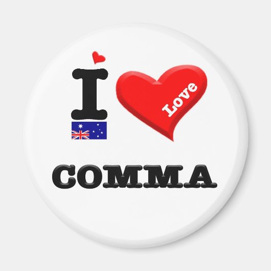 COMMA - I Love マグネット (正面)