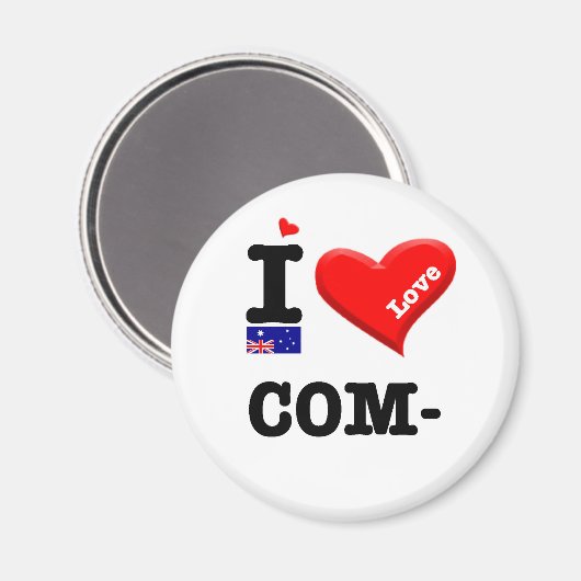 COMMA - I Love マグネット (正面/裏面)