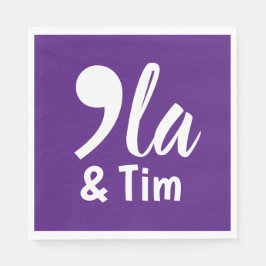 Comma KamalaとTim 2024 スタンダードランチョンナプキン