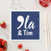 Comma KamalaとTim 2024 スタンダードランチョンナプキン (インサイチュ)