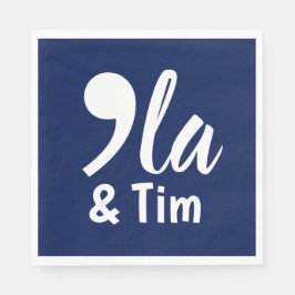 Comma KamalaとTim 2024 スタンダードランチョンナプキン