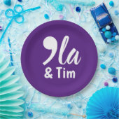 Comma KamalaとTim 2024 ペーパープレート (パーティー)