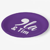 Comma KamalaとTim 2024 ペーパープレート (アングル)