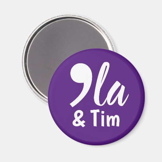 Comma KamalaとTim 2024 マグネット (正面/裏面)