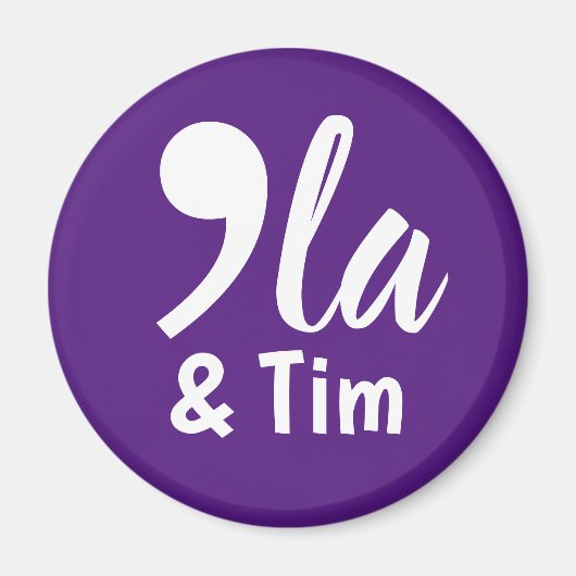 Comma KamalaとTim 2024 マグネット (正面)