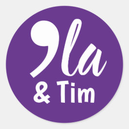 Comma KamalaとTim 2024 ラウンドシール