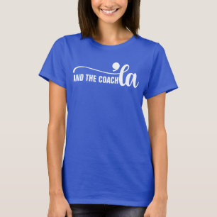 Comma la & Coach カマラハリスコーチブルー Tシャツ