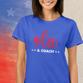 Comma la & Coach-Kamala Harris Blue Tシャツ