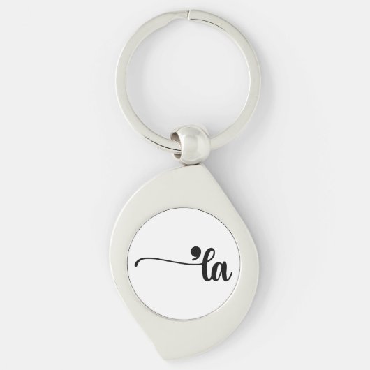 Comma La Kamala Harris句読点La Election キーホルダー (正面)