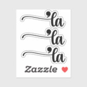 Comma La Kamala Harris句読点La Election シール (シート)