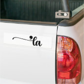 Comma La Kamala Harris句読点La Election バンパーステッカー (トラック上)