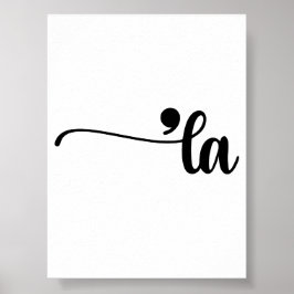 Comma La Kamala Harris句読点La Election ポスター