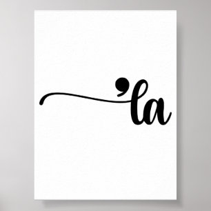 Comma La Kamala Harris句読点La Election ポスター