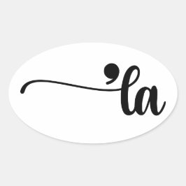 Comma La Kamala Harris句読点La Election 楕円形シール