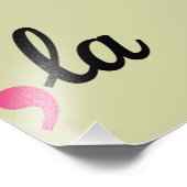 Comma La Kamala Harris社長2024年プロジェストップクト フォトプリント (角)