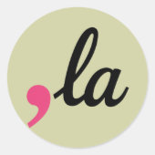 Comma La Kamala Harris社長2024年プロジェストップクト ラウンドシール (正面)