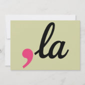 Comma La Kamala Harris社長2024年プロジェストップクト 招待状 (正面)