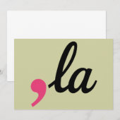 Comma La Kamala Harris社長2024年プロジェストップクト 招待状 (正面/裏面)