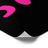 Comma La Kamala Harris カスタマイズ - 文字デザイン ポスター (角)