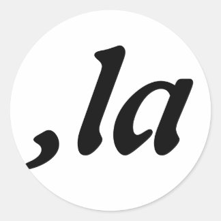 Comma La Kamala Harris カスタマイズ - 文字デザイン ラウンドシール