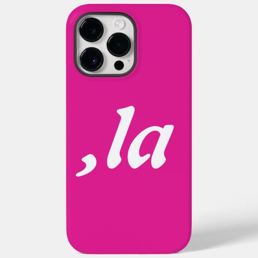 Comma La Kamala Harris カスタマイズ - 文字デザイン Case-Mate iPhoneケース (裏面)