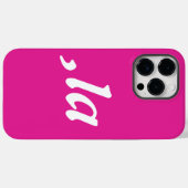 Comma La Kamala Harris カスタマイズ - 文字デザイン Case-Mate iPhoneケース (裏面 (横))