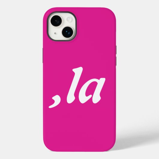 Comma La Kamala Harris カスタマイズ - 文字デザイン Case-Mate iPhoneケース (裏面)