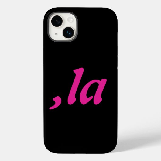 Comma La Kamala Harris カスタマイズ - 文字デザイン Case-Mate iPhoneケース (裏面)