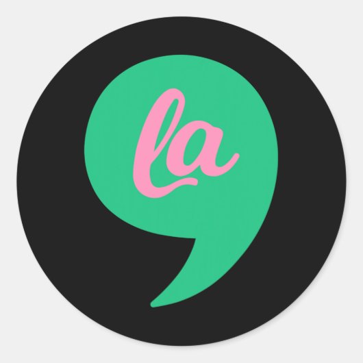 Comma La Kamala Harris 2022選挙投票費 ラウンドシール (正面)