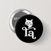 Comma La Kamala Harris 2024子おもしろいなしキャットラ 缶バッジ (正面&裏面)