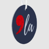 Comma La Kamala Harris 2024社長おもしろい オーナメント (正面)