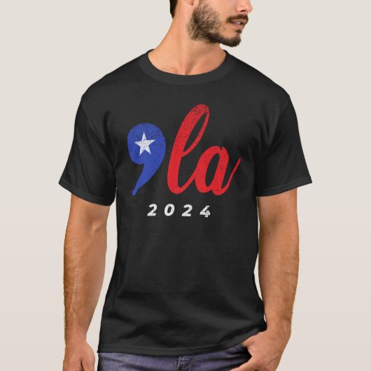 Comma La Kamala Harris 2024選挙 Tシャツ (正面)