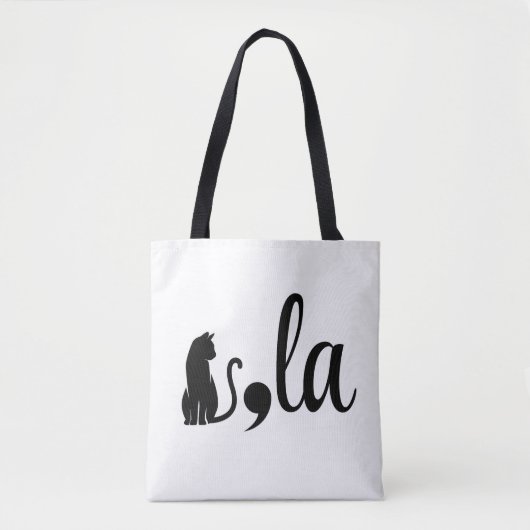 Comma La Kamala Harris - cat mom for Kamala トートバッグ (正面)