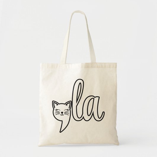 Comma La Kamala Harris - cat mom for Kamala トートバッグ (正面)