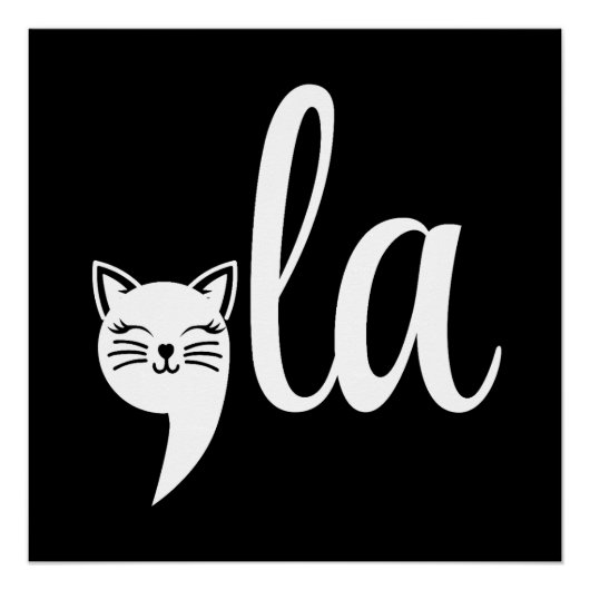 Comma La Kamala Harris - cat mom for Kamala ポスター (正面)
