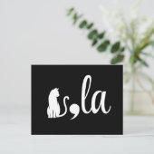 Comma La Kamala Harris - cat mom for Kamala ポストカード (スタンド正面)
