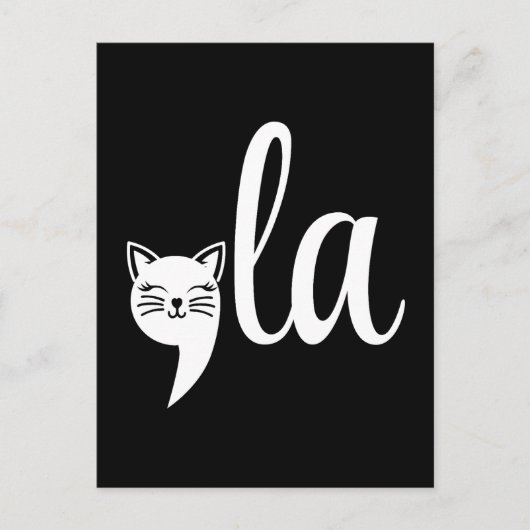 Comma La Kamala Harris - cat mom for Kamala ポストカード (正面)