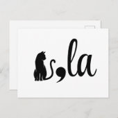 Comma La Kamala Harris - cat mom for Kamala ポストカード (正面/裏面)