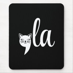Comma La Kamala Harris - cat mom for Kamala マウスパッド