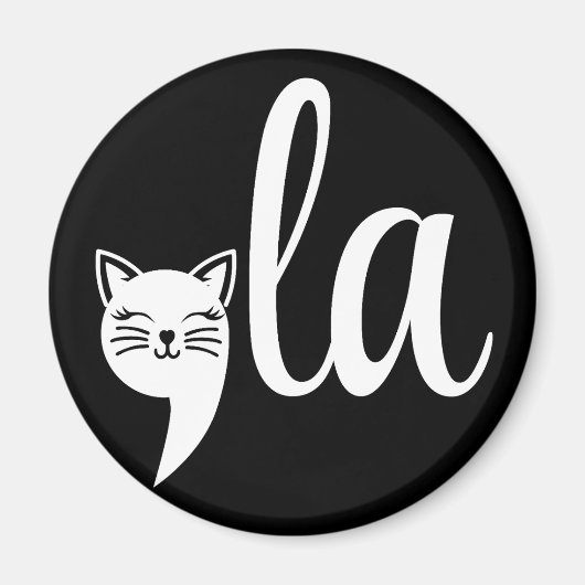 Comma La Kamala Harris - cat mom for Kamala マグネット (正面)