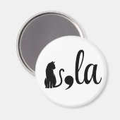 Comma La Kamala Harris - cat mom for Kamala マグネット (正面/裏面)