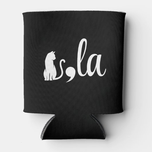 Comma La Kamala Harris - cat mom for Kamala 缶クーラー (正面)