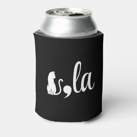 Comma La Kamala Harris - cat mom for Kamala 缶クーラー (缶裏面)